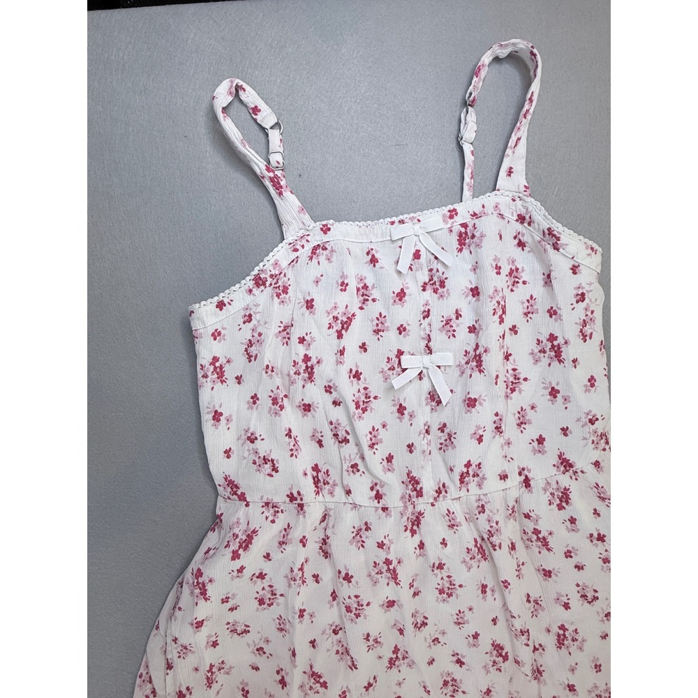 Abercrombie Kids Floral Maxi Dress Pink White Girls Size 15/16 - Picture 5 of 6